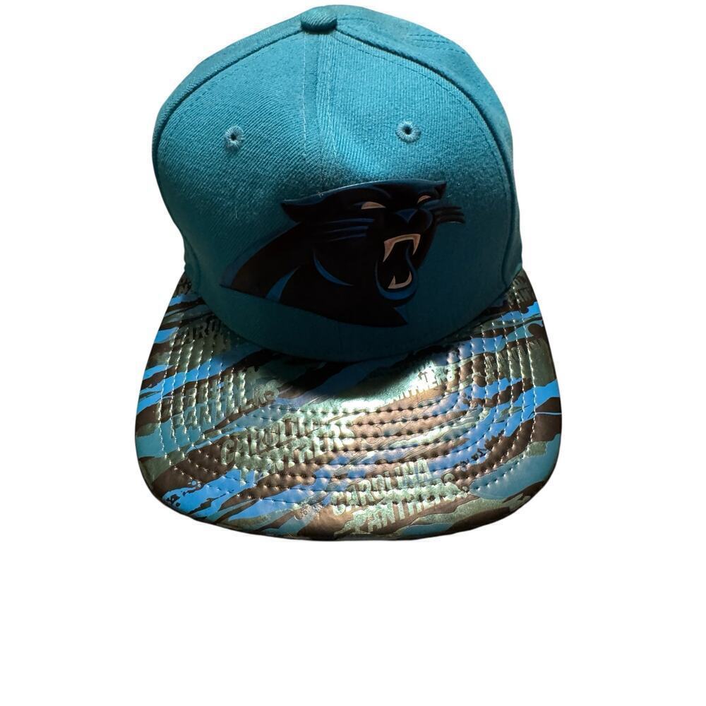 Carolina Panthers New Era Baseball Cap Hat Men’s One Size Teal Black